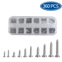 M1.2 M1.4 M1.7 Mix Micro Digital Screws Flat Countersunk Head Self-Tapping Electronic Small Stainless Steel Glasses Screws Kit Nails Screws  Fasteners