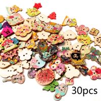 【YF】♞☁  Mixed Painting Buttons Crafts Scrapbooking Sewing Kid Apparel Supplies 15-35mm