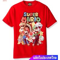 เสื้อยืดชาย เสื้อยืดลำลอง Nintendo Boys Super Mario Groupage Graphic T-shirt Mens Womens T-shirts_08