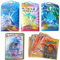 Anime Flash Cards Charizard Pikachu Collection Hobby Vmax Battle Game English Edition Kids