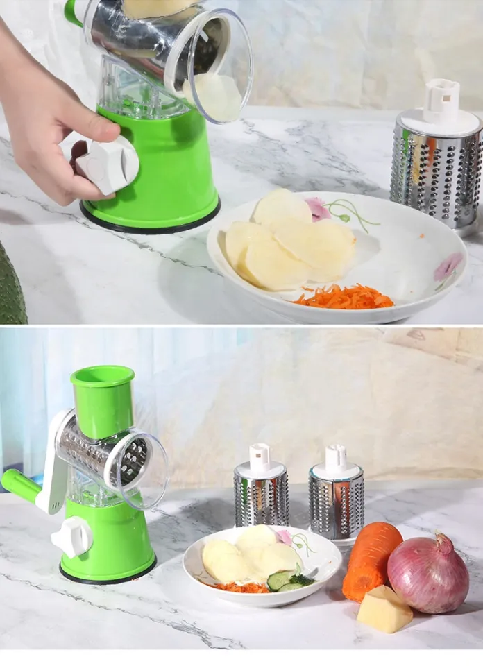 Kitchen Rubbing Mashing Garlic Grinding Roller Potato Shredder