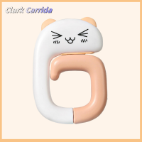 Clark Carrida ถุงพลาสติกพกพา,ตะขอแขวนรูปสัตว์น่ารักสำหรับแขวนตกแต่งโต๊ะกระเป๋ากระเป๋าเงินแขวนผนังที่เก็บแบบแขวนกระเป๋าถือ