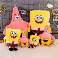 85Cm Spong Bob ของเล่นปลาดาวแพททริกของเล่นตุ๊กตานุ่มๆการ์ตูนตุ๊กตา Stitch สำหรับเด็กตุ๊กตาเคลื่อนไหววันเกิดสำหรับเด็กตกแต่งบ้านของขวัญ