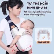 FREESHIP Địu trẻ em, Địu em bé địu cho bé địu sơ sinh nhiều tư thế vải
