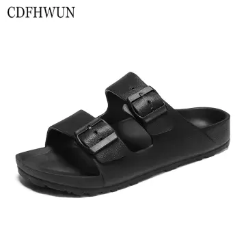 All black 2025 rubber birkenstocks