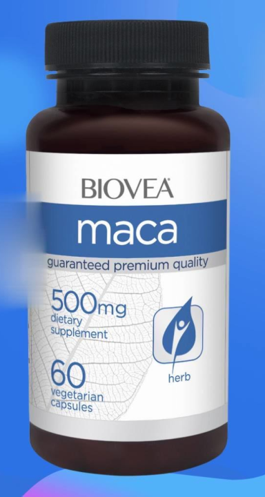 BIOVEA MACA 500 mg (Organic) / 60 Capsules