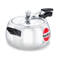 Hawkins Contura Aluminium Inner Lid Pressure Cooker, 5 Litre, Silver (HC50)