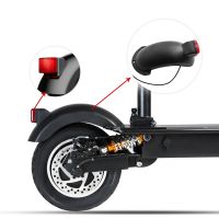 T10 Electric Scooter Fender Plastic Rear Mudguard with LED Light T10 T10pro Headlight Scooter Accessories