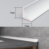 ซิลิโคน Water Stopper Strip ห้องน้ำ Water Stopper Shower Barrier เคาน์เตอร์ครัวยึด Waterstop Dry &amp; Wet Separation-zhi qing trade