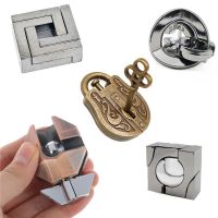 Metal Puzzle Brain Teaser IQ Test Games For Adults Kids Rompecabezas 3D Juegos De Ingenio Fidget Toys For Anxiety