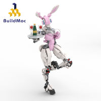 sacred Buildmoc ชุดบล็อกตัวต่อ หุ่นยนต์ หุ่นยนต์ หุ่นยนต์ กระต่าย Maiden warrior 468 ชิ้น