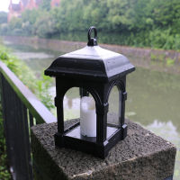 Retro Solar Candle Lantern Outdoor Path Garden Lawn Solar Hanging Light Garden Decoration Waterproof LED Light Solar Lights