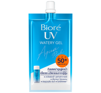 Biore Uv Watery Gel SPF50+ PA++++ บีโอเร ยูวี อะควา ริช วอเตอร์รี่ เจล 7 มล. กันน้ำ กันเหงื่อ ติดทนยาวนาน