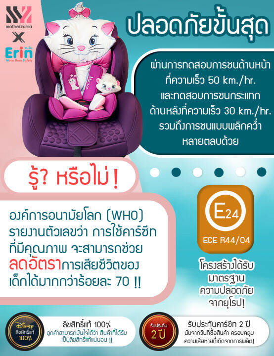 erin-คาร์ซีท-สำหรับเด็ก-9-เดือน-12-ปี-ติดตั้งได้กับรถยนต์ทุกรุ่น-มี-isofix-มาตรฐานยุโรป-ลิขสิทธิ์แท้-marie-รับประกัน-2-ปี-carseat