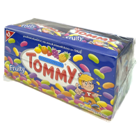 Tommy ลูกอมเคี้ยวหนึบ ผลไม้รวม ขนาด 15 กรัม บรรจุ 12 ซอง​