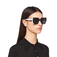 【High Version】New 2023 Square Sunglasses Newpr~da~Thin Irregular Sunglasses for Men and Women