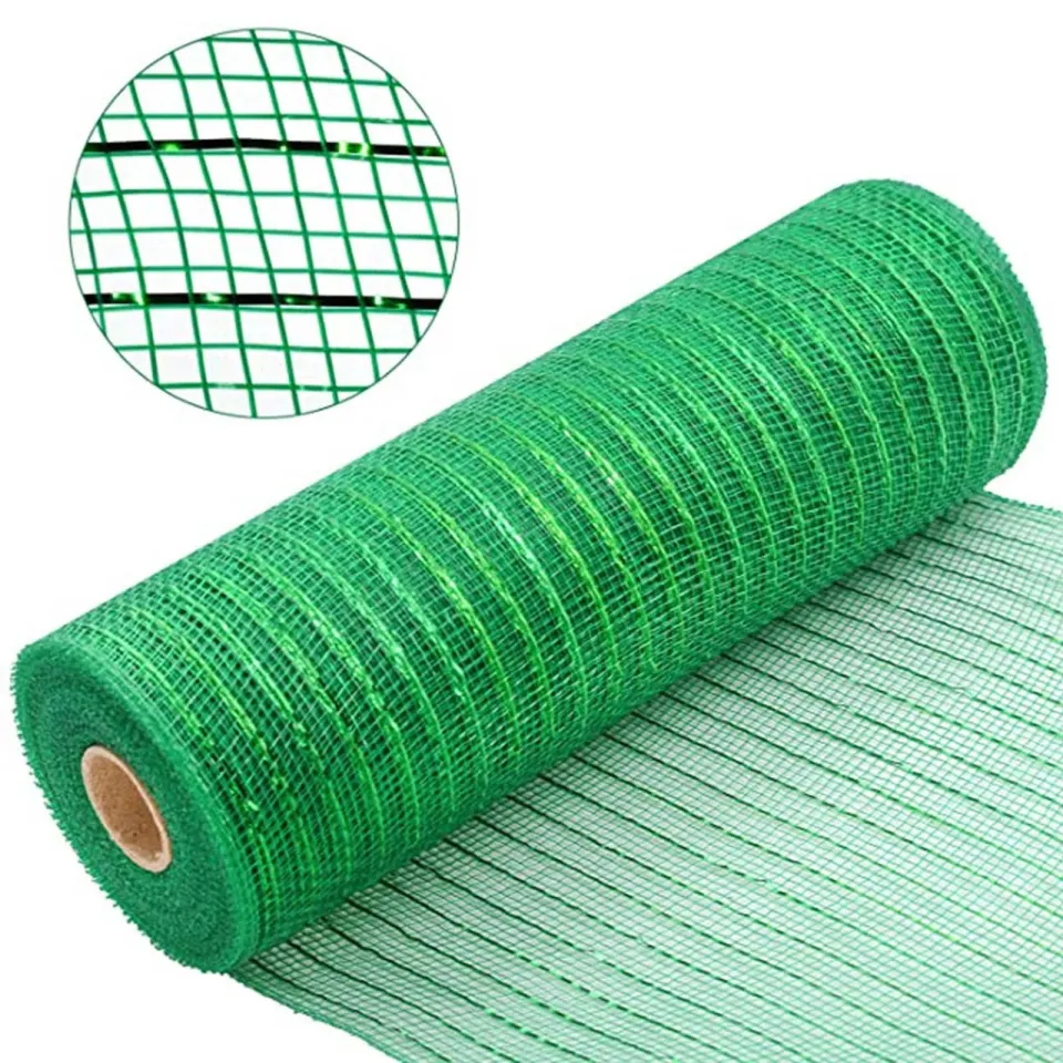 Deco Poly Mesh Ribbon - 10 inch x 30 feet Each Roll - for Wreaths, Swags  and Decorating - 4 Pack 