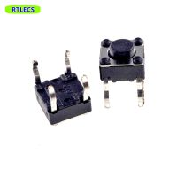 10PCS Normal Closed Tact Switch 6X6X4.3 DIP vertical Tactile Push Button Switch through hole Force 250g