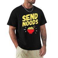 Send Noods Ramen Noodles T-Shirt Summer Clothes Animal Print Shirt Mens Graphic T-Shirts Hip Hop