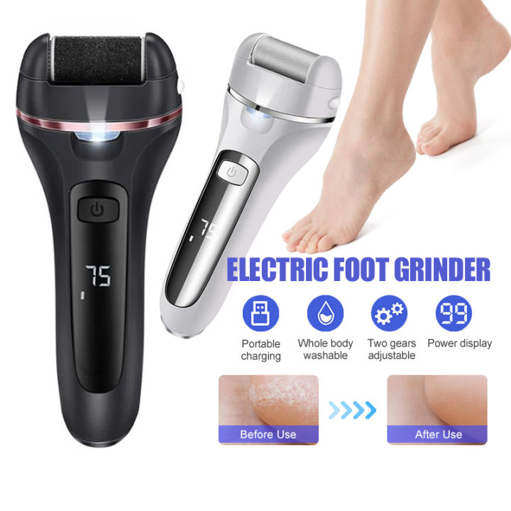 Rechargeable Electric Foot File Callus Remover Machine Pedicure Device Foot  Care Tools Feet For Heels Remove Dead Skin display Foot Pedicure Tools  Grinder Dead Skin Callus Remover for Hard Cracked Remove Exfoliate