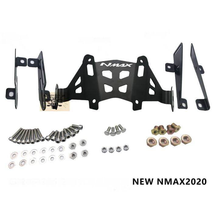 Sella Nmax 2020 Windshield Bracket V2 with Side Mirror Bracket Adjustable Lazada PH