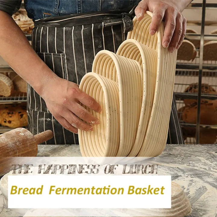 ANGY 7 Sizes Handmade Bread Fermentation Baking Supplies Liner Baskets Brotform Wicker