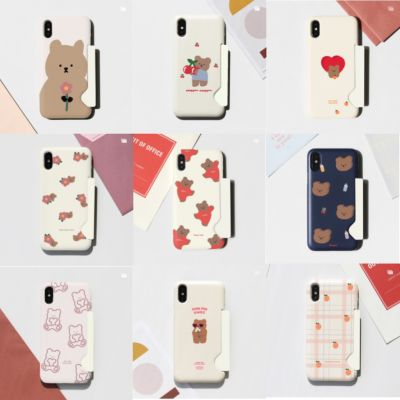 【Korean Phone Case】 Collection of 20 new designs Slim Card Cute Hand Made Unique SAMSUNG Compatible for iPhone 8 xs xr 11pro 11 12 12pro mini Samsung Korea Made ad