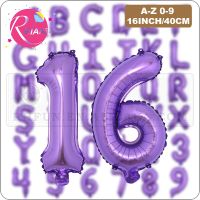 【cw】 16 Inch Number Foil Balloons Birthday baby shower Wedding Decorations Air Balls Supplies ！