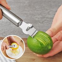 3In1 Lemon Grater Stainless Steel Lemon Orange Peeler Citrus Grater Peeling Knife Fruit Tool Kitchen Gadget Kitchen Accessories Graters  Peelers Slice