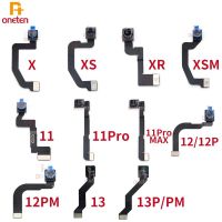 ONETEN กล้องหน้าเดียว Face Proximity Sensor Flex Cable สําหรับ iPhone 13 12 11 Pro Mini X XR XS MAX ชิ้นส่วนซ่อมโทรศัพท์มือถือ