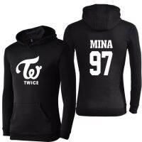 KPOP TWICE Hoodies Women MOMO DAHYUN TZUYU MINA Print Hoodie Sweatshirts Harajuku K-pop Tracksuit Tops Streetwear Clothes