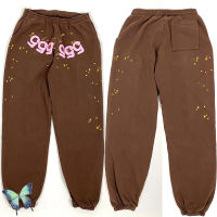 Six 5 555555 Sweatpants Men Women High Quality Spider Brown Pants Drawstring Trousers Suit