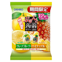 Orihiro Grapefrit+Pineapple โอริฮิโระ คอนยัค เจลลี่ บุกผมสน้ำเกรปฟรุต+สับปะรด 240กรัม