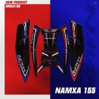 ● ใหม่เอี่ยมสำหรับ YAMAHA NMAX สติกเกอร์2020 Nmax155 155ถังเชื้อเพลิงรถมอเตอร์ไซค์รูปลอกป้องกันด้านข้างแป้นเหยียบ3D เจลชุดสติกเกอร์นิ่ม Moto