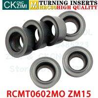 Rcmt0602mo Zm15 Rcmt 0602 Mo Zm15คาร์ไบด์แทรกภายนอกอุปกรณ์ตัดมิลลิ่งกลึงโลหะกล Cnc