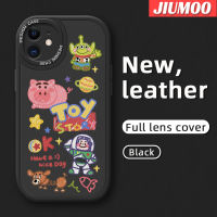 เคส JIUMOO สำหรับ IPhone 12 Pro Max 12 Mini IPhone 11 Pro Max เคสการ์ตูนหุ่นยนต์ของเล่นน่ารักรูปแบบดีไซน์ใหม่กันกระแทกเคสนิ่มเคสใส่โทรศัพท์หนังเลนส์กล้องถ่ายรูปเคสป้องกันทั้งหมด