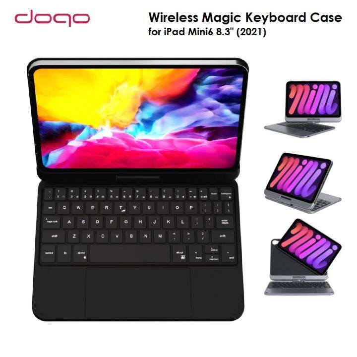 DOQO Wireless Magic Keyboard Case for iPad Mini 6 8.3inch (2021