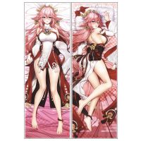 [HOT SHXLLOWWQWH 522] Yaemiko อะนิเมะ Dakimakura หมอน Genshin ผลกระทบ3D สองด้านกอดร่างกายกรณีโอตาคุเตียงปกเบาะครอบคลุม