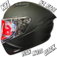 KYT NZ RACE PLAIN MATT BLACK