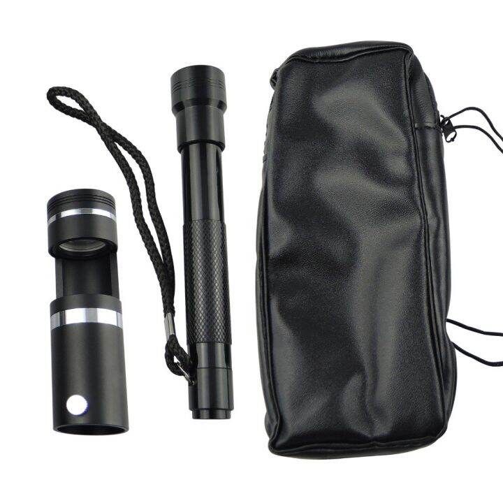 Portable Dark Field 10x Magnification Power Loupe Gem Gemstone Gemology