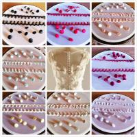 HOT 50Pcs/Lot (Send 1M Same Color Buckle Rope ) Colorful Wedding Back Coat Shirt Diy Deduction