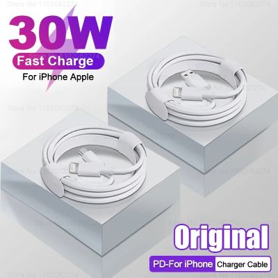 For Apple Original USB Cable For iPhone 14 13 12 11 Pro Max Type C Fast Charger Cable XR XS 8 Plus Charge Wire Cord Accessories