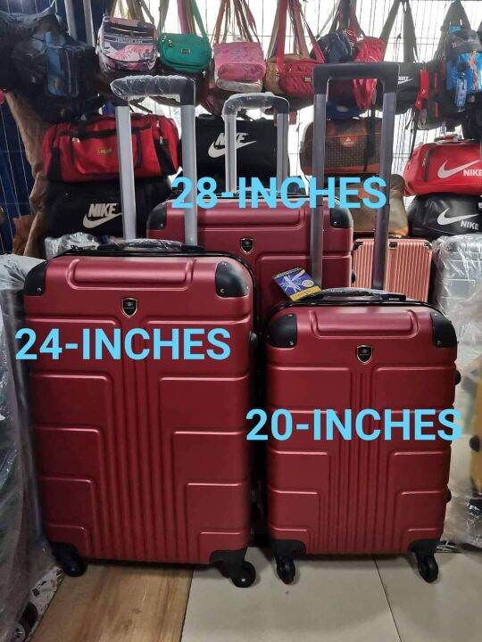 Waterproof rubberized suitcase travelling luggage 28inch Lazada PH
