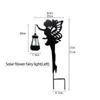 Waterproof Led Solar light for Patio Gate Yard Wedding Solar Fairy Light Outdoor Garden Angel Lantern Lamp 51cm21inch IronABS