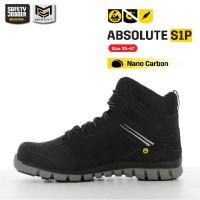 [รับประกัน 3 เดือน] Safety Jogger รุ่น ABSOLUTE S1P  รองเท้าเซฟตี้หุ้มข้อ หัวนาโนคาร์บอน พื้นกันทะลุ ไม่ผสมโลหะ ESD