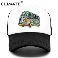 2023 New CLIMATE Road Trip Cap Drive Tour Trucker Cap Car Journey Vacation Mesh Cap Hip Hop Summer Hat Caps for Men Family Journey Versatile hat