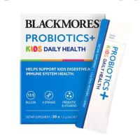 Blackmores Probiotics+ Kids Daily Health แบลคมอร์ส สำหรับเด็ก โปรไบโอติก 1.3g x 30 Sachets