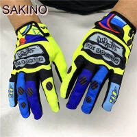 ถุงมือรถจักรยานยนต์ถุงมือขี่จักรยานฉลาม SAKINO VR46ใหม่ Rossi ฉลามฉลามฉลามทั้ง46นิ้วเกียร์สำหรับขี่ความปลอดภัยแบบเต็ม