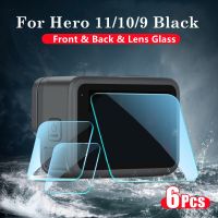 Tempered Glass Screen Protector For GoPro Hero 11 10 9 Lens Protective Film for Go Pro Hero11 Hero10 9 Action Camera Accessories