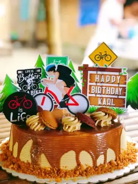 Birthday Cake for Son - Motor Bike theme cake – Creme Castle